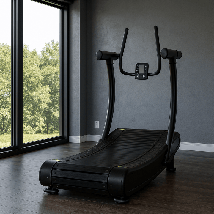 R1000 Curved Resistance Treadmill Self Powered Magnetic Resistance 8 Level Exclusive Deck Design