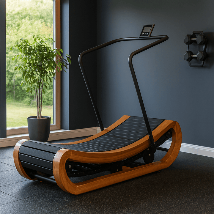 R2000 Handcrafted Solid Wood Curved Resistance Treadmill From The Studio Collection Exclusive Edition